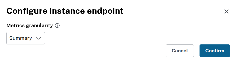 cmi instance config
