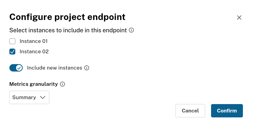 cmi project config